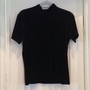 Velvet top and skirt